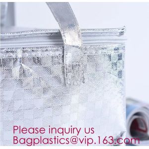 Promotional Custom Printed Disposable Non Woven Tote Lunch Thermal Insulated