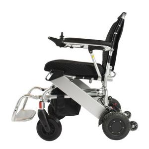China 300W Motor Folding Electric Wheelchair With Electromagnetic Braking System on sale