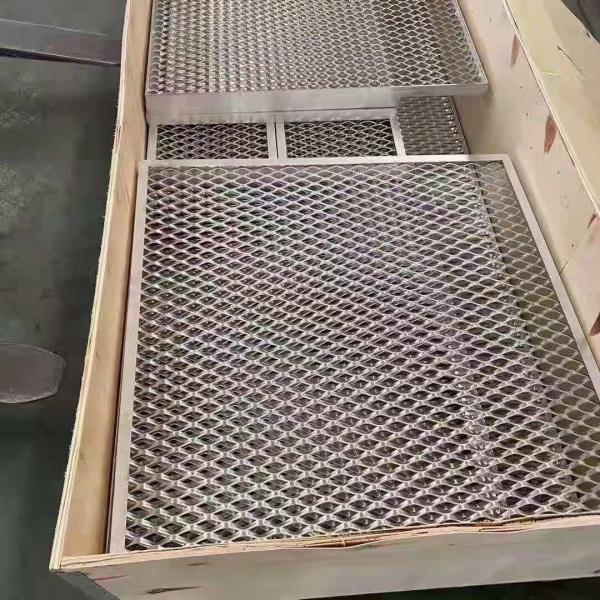 4x6 Black Expanding Wire Mesh Metal Powder Coated Anti Corrosion