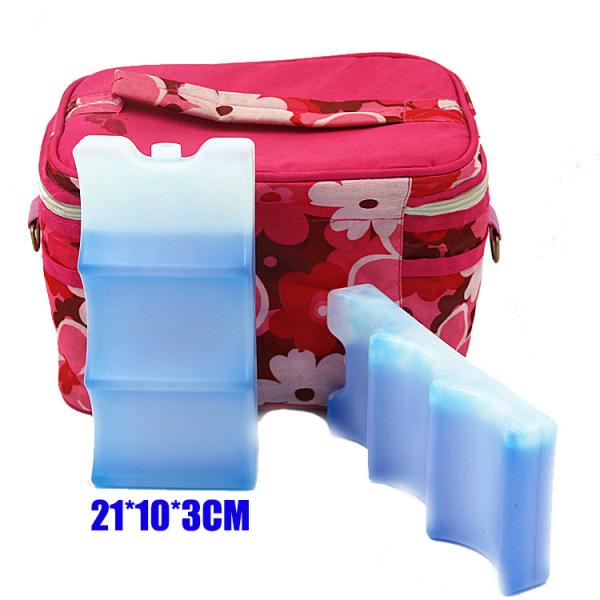 portable kid fashion Vaccine transport solar rigid plastic cool cooler HDPE food grade colorized ice pack for Lunch Box