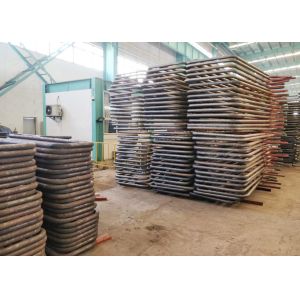 Painted Stainless Steel Horizontal Superheater And Reheater Inverted