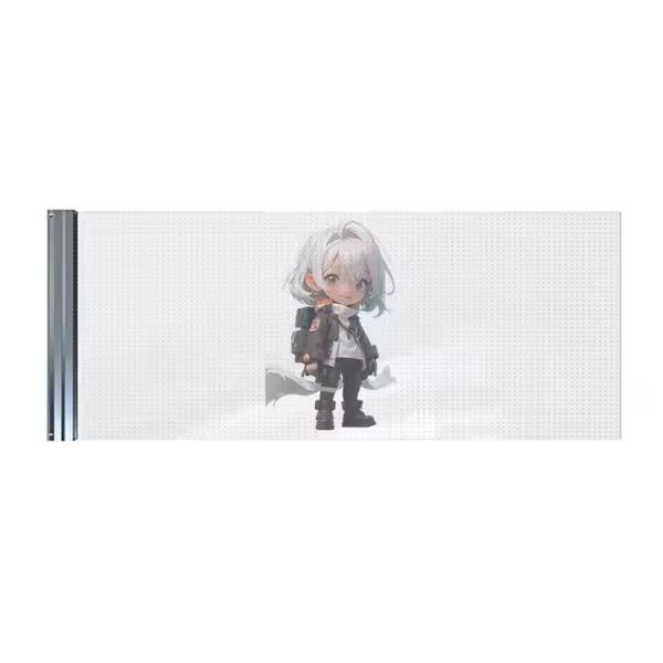 Indoor Definition Glass Curtain Wall LED Advertising Screen IP65 Waterproof