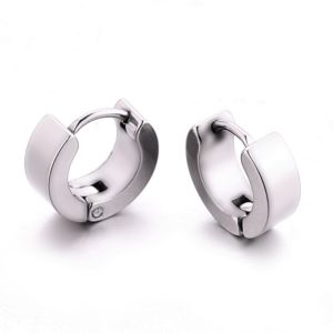 Factory Wholesale Jewelry Women Clip on Hoop Gold Cross Earrings