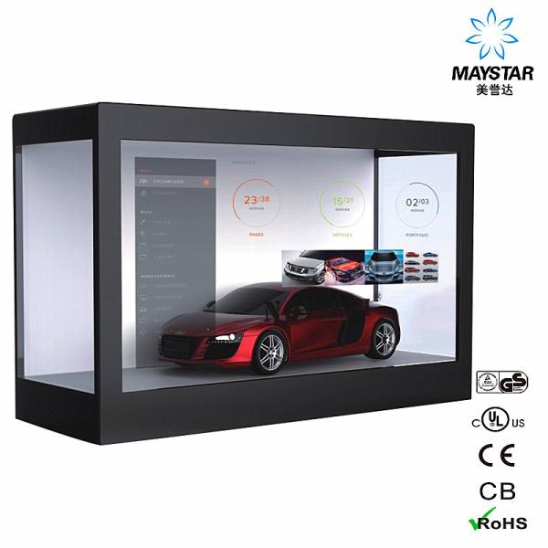 Buy Floor Standing Transparent LCD Touch Screen , Lg Transparent LCD Display at wholesale prices