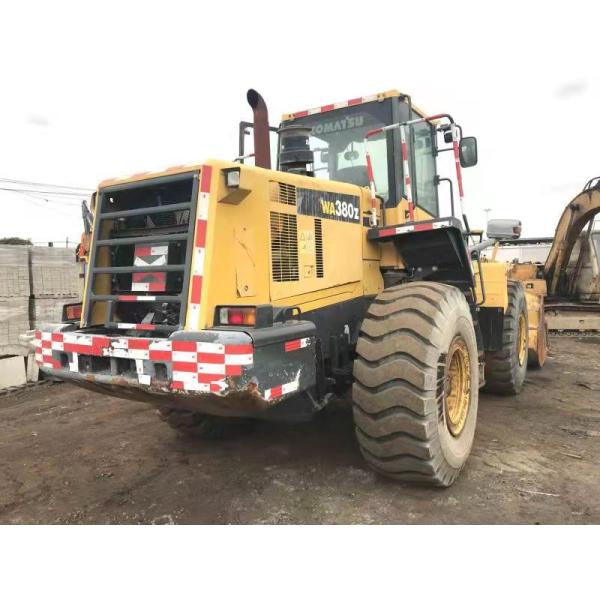 Komatsu WA380 - 6 Hydraulic Second Hand Wheel Loaders Working Weight 17610KG