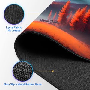 Custom Gaming Mouse Mat HEATED Material Mouse Pad For Keyboard And Mouse Nonslip