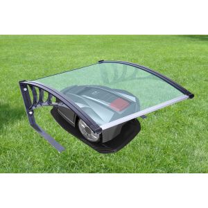 Metal Stand Rain Cover 75x60cm Lawn Robot Garage