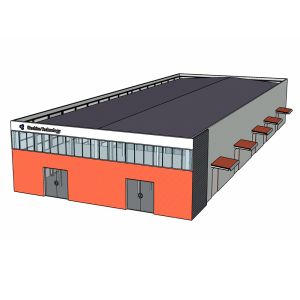 Waterproofing Pre Engineered Metal Building / Barns Steel Warehouse Structure