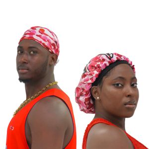 Quality Satin Designer Seamless Silk Durag And Bonnet for sale