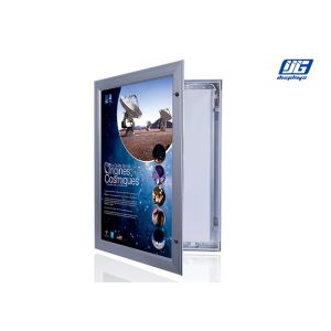 Waterproof Lockable Light Box , Lockable Poster Frames LED Illumination Light
