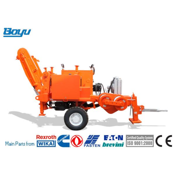 TY60 Transmission Line Stringing Equipment Hydraulic Puller Max Intermittent