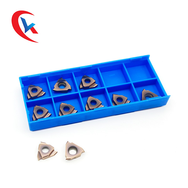 TGF32R200-R0.75 Customized Slot Width 3 Cutting Edges PVD Coating Left Hand Knife Carbide Grooving Inserts