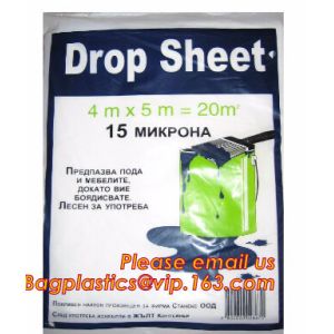 Protection Sheet Disposable Drop Painting Paint Dust Cover Sheets, Protective