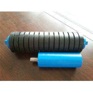 Stone Mining Steel Rubber Disc Idler Impact Roller Conveyor