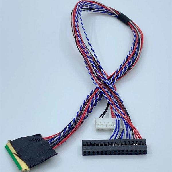 Buy I-PEX To Dupont Connector Lcd Display Cable , Lvds Extension Cable For Lcd Display at wholesale prices