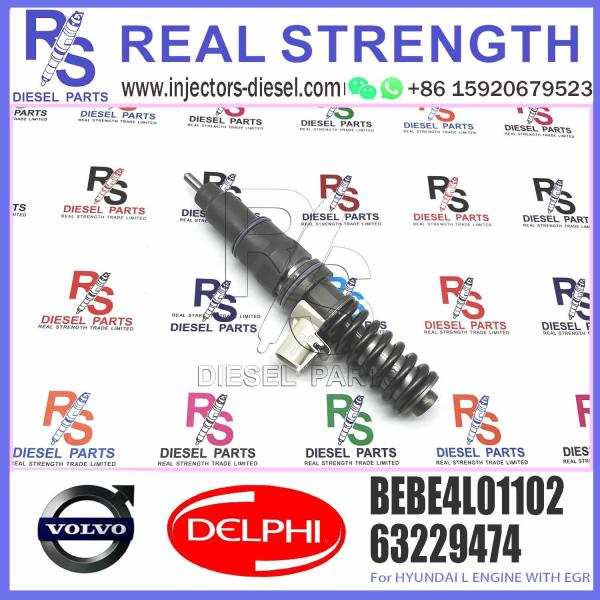 Diesel Fuel Injector BEBE4L01002 BEBE4L01102 For HYUNDAI L Engine Parts 33800-84710 fuel injector repair kit