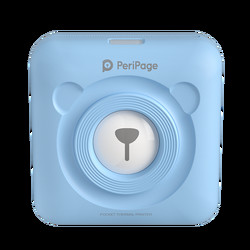 Peripage A6 58mm Cute Bear Shape Mini Thermal Printer With Wireless Blue Tooth