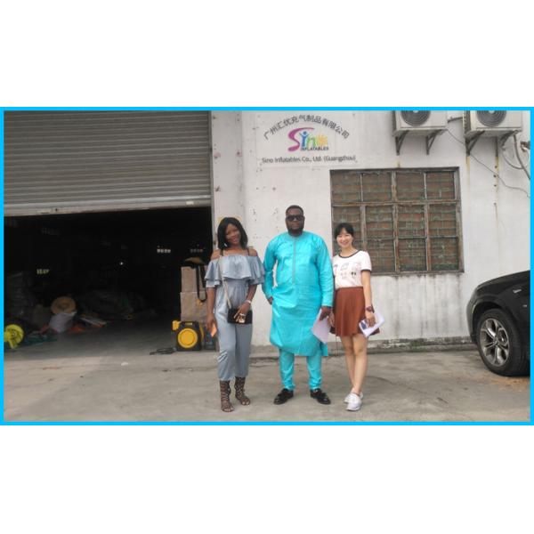 Large commercial grade digital printing GAINS inflatable bottle made of certified lead free material