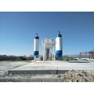 Hzs60 Concrete Batching Plant with 60m3/H Batching Performance