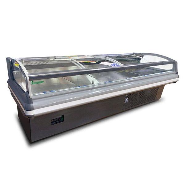 Buy Custom Commercial Meat Display Freezer With Removable Glass Cover R404a at wholesale prices