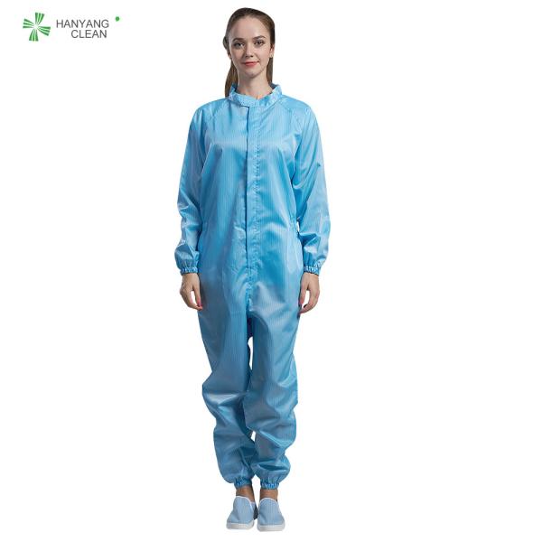 Pharmaceutical industry cleanroom anti static esd coverall jumpsuit autoclavable