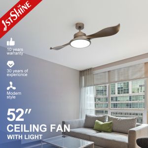 2- 1stshine 52-inch Gold Finish Ceiling Fan with Remote Control and 2 ABS Blades