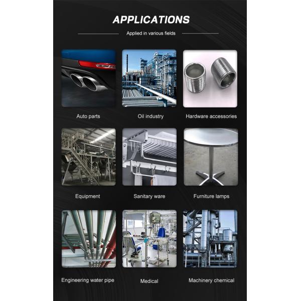 Outer Diameter 25mm Stainless Steel Pipe Tube 631 630 Austenitic Polished Mirror