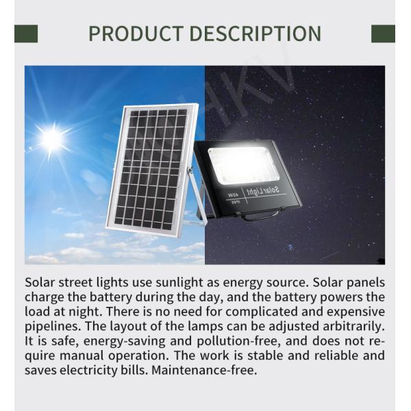 Solar Powered IP65 High Power LED Floodlight Outdoor Security Lights For Garden , Lawn