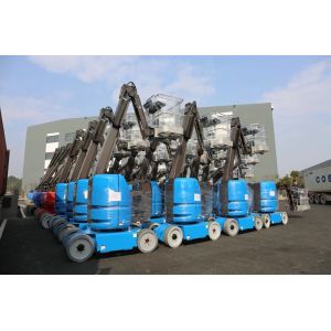 6m-22m Hydraulic Trailer Telescopic Articulated Cherry Picker SNSC Spider