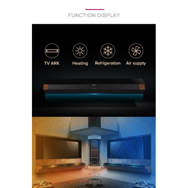 Variable Frequency Compressor TV Cabinet Air Conditioner for Cooling and Heating Function