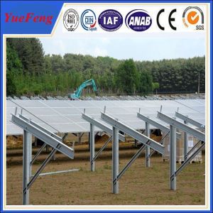 China solar mounting rail galvanized brackets, solar panel mounting aluminum rail on sale