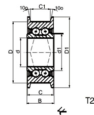 Bearings for Material Handling System: Mast Rollers and Chain Pulleys CL3211KTN