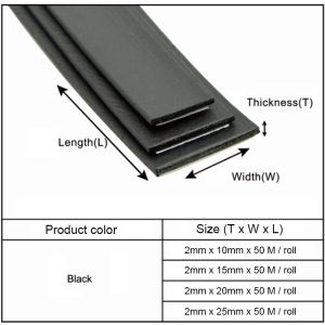 Graphite Fireproof Door Seal
