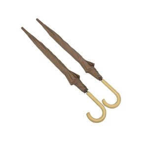 Quality Hot Selling U Ribs Metal Shaft Classic Umbrella Wooden Handle for sale