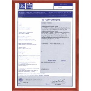 Shenzhen Hongju Electronics Co.,Ltd. Certifications