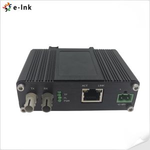 Mini Industrial Ethernet Media Converter 10BASE-T To 10BASE-FL