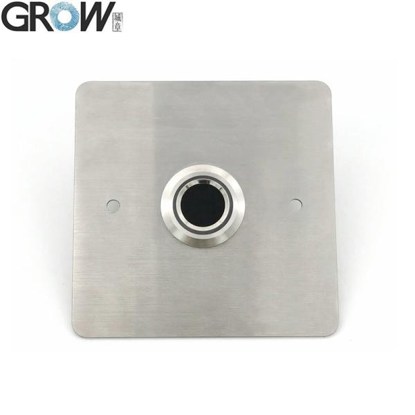 GROW R503-Iron Plate-M25 Stainless Steel Installation Plate For R503/R503-5V/R503Pro/R503S Fingerprint Sensor Module Scanner