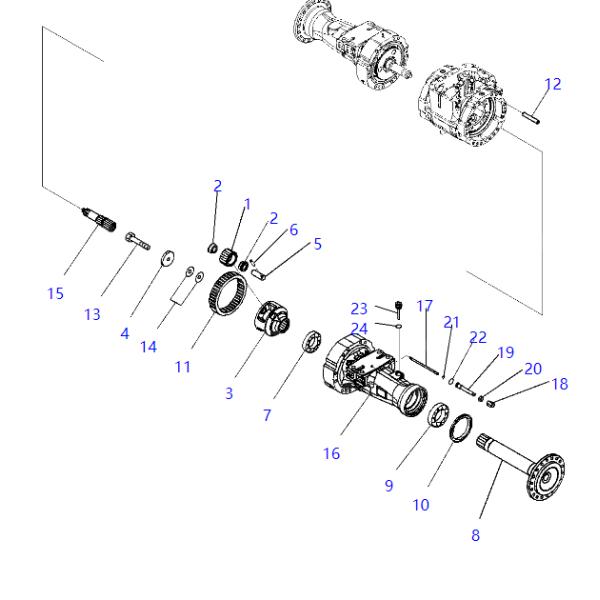 423-22-22461 423-22-22460 BQ5020F Seal KOMATSU Excavator Spare Parts For WA380-6
