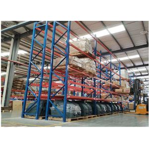 Q235 Steel Warehouse Heavy Duty Pallet Racks Selective Shelving Powder Coated