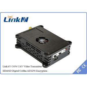 LKAV1614 Drone Data Link UAV HD/CVBS Video Transmitter AES256