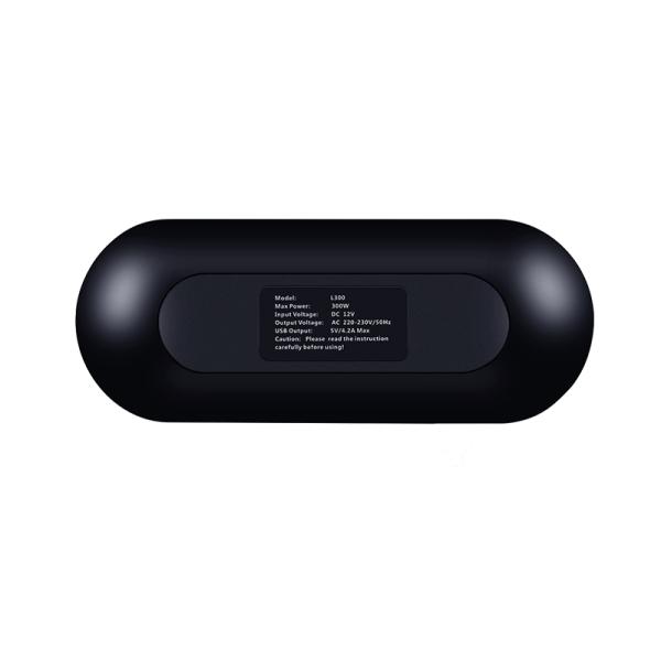 Smart Car Power Inverters 12V To 110V Inverter Car 12V Dc To Ac Power 300W Car Converter Pure Sine Wave Power Inverter