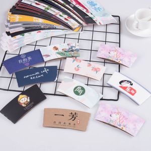 Disposable 16Oz Thickened Paper Coffee Cup Sleeves ODM OEM