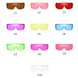 Transparent Lens Oversized Sunglasses UV400 38g Windproof Goggles