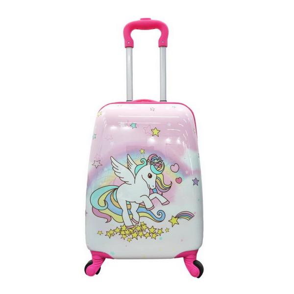Customizable Childrens Rolling Suitcase Childrens Carry On Luggage With Iron