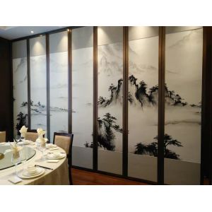 Hotel Banquet Hall Acoustic Partition Walls Landscaping Leather Finishes ISO