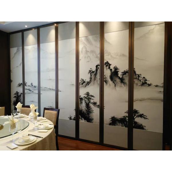 Hotel Banquet Hall Acoustic Partition Walls Landscaping Leather Finishes ISO