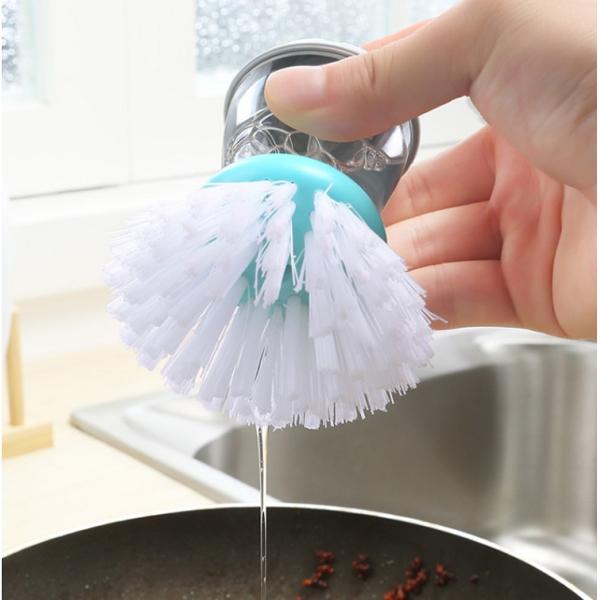 Dishwashing Boiler Cleaning Brush  With Plastic Handle