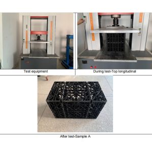 Black Plastic Geocellular Infiltration Drainage Box For Rainwater Collection