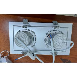 Grille 220V Led Panel Downlight Rectangular Embedded