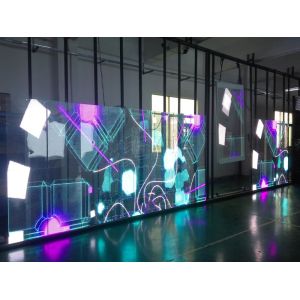 China SMD2121 LED Transparent Screen , P6.5mm See Through LED Panel on sale